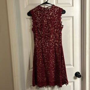 Open back holiday dress
